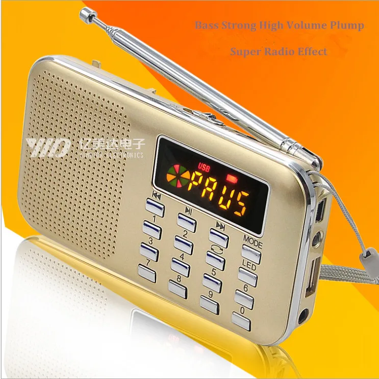 L-218 Chất Lượng Cao Kỹ Thuật Số Fm Radio Xách Tay Usb Speaker Mini Radio  Với Thẻ Tf Quà Tặng Khuyến Mãi - Buy Fm Mini Pocket Đài Phát Thanh,Mini  Pocket Kỹ