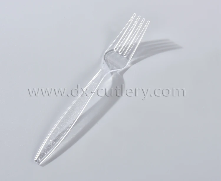 China Supplier Wholesale Dinner Disposable Plastic Long Handle Fork