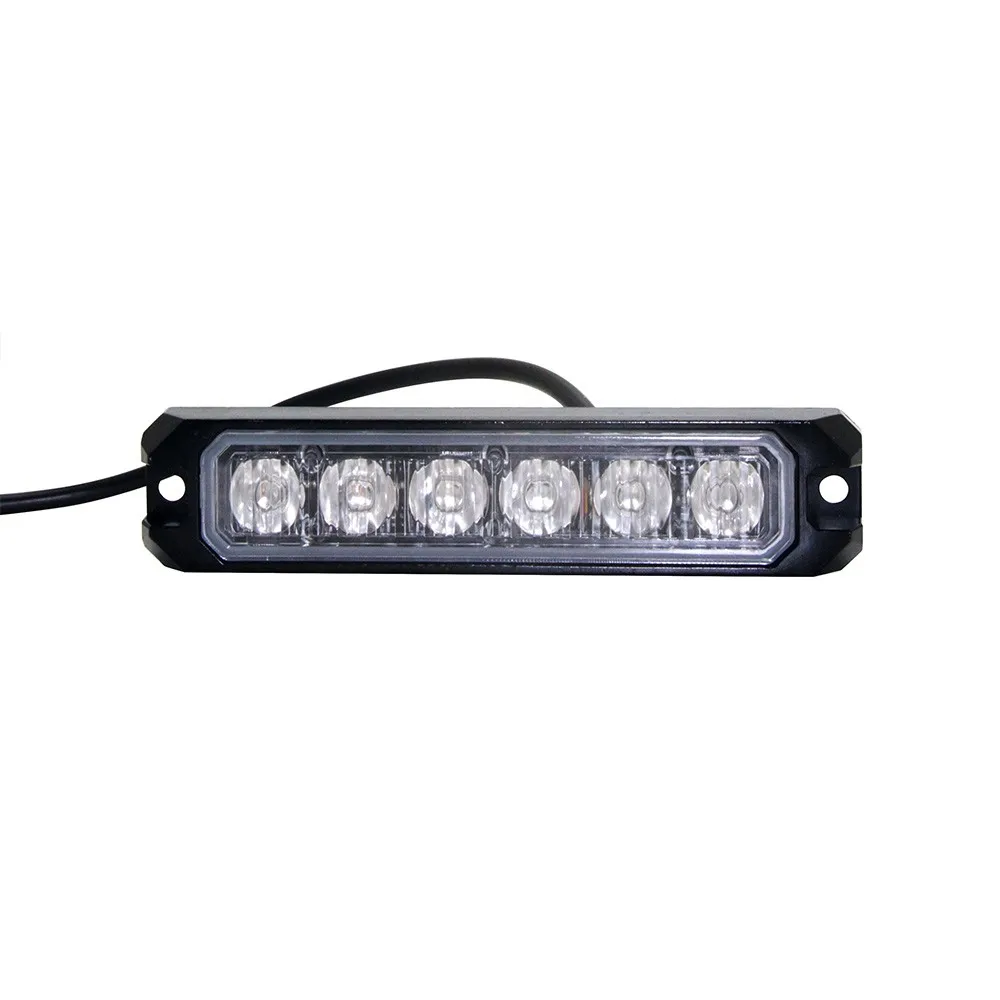 New Item Led Warning Lights For Cars 12v 6pcs Emergency Flashing Lights
