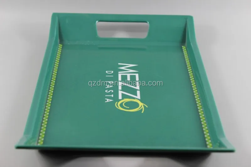 Melamine Serving Tray With handle , Melamine food tray