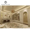 Luxury European style 3d house interior bathroom marble floor design service