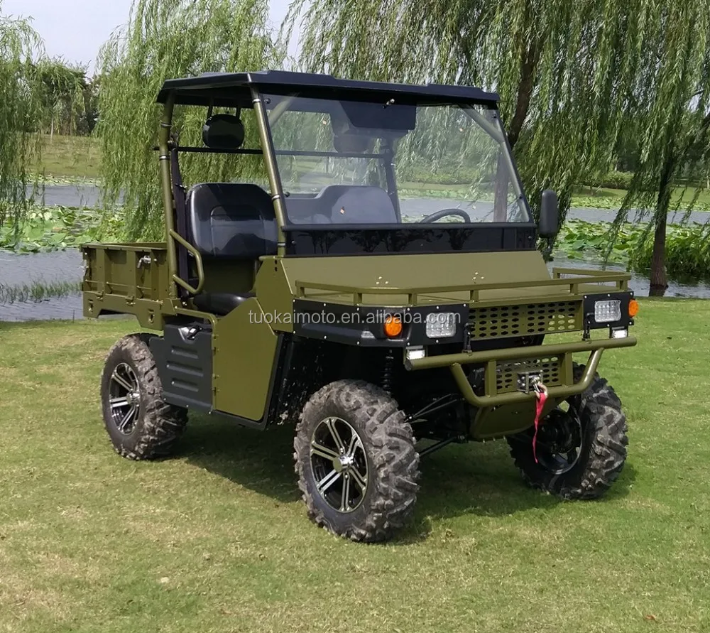 3seats Utv/7.5kw Brushless Ac Motor Utv/4x4 Electric Utv With 14" Alloy