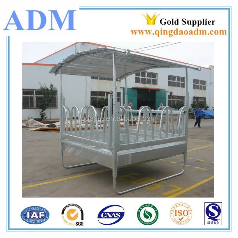 Galvanized Horse Hay Feeder Rack With Roof Buy Hay Feeder