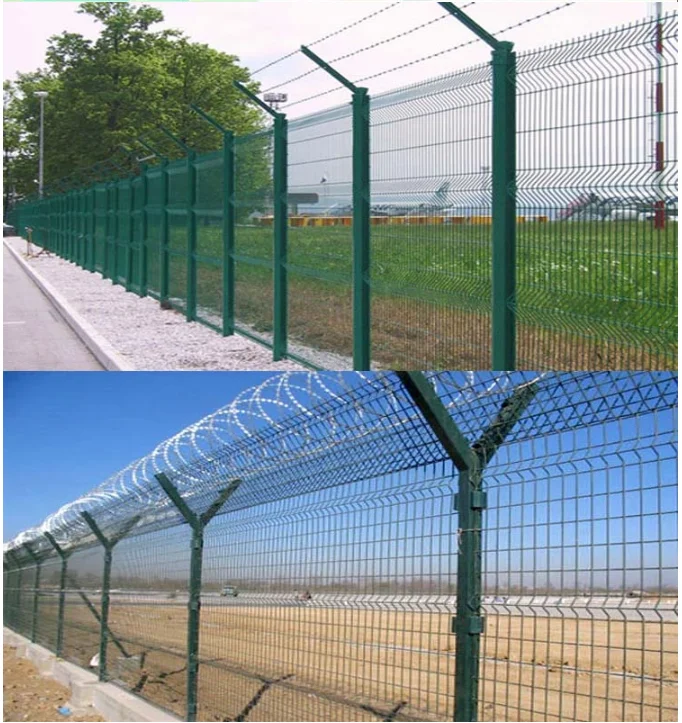 Latest Pvc Coated Airport Fence/garden Fence Ideas/designs Security ...