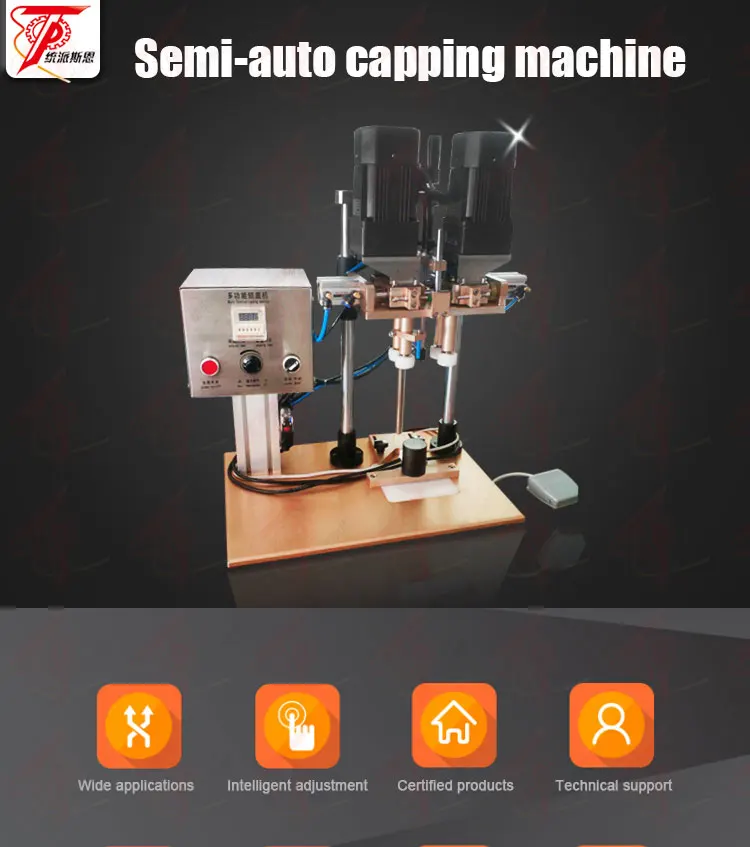 Small Bottle Semi Automatic Capping Machine,Plastic Bottle Capper Buy