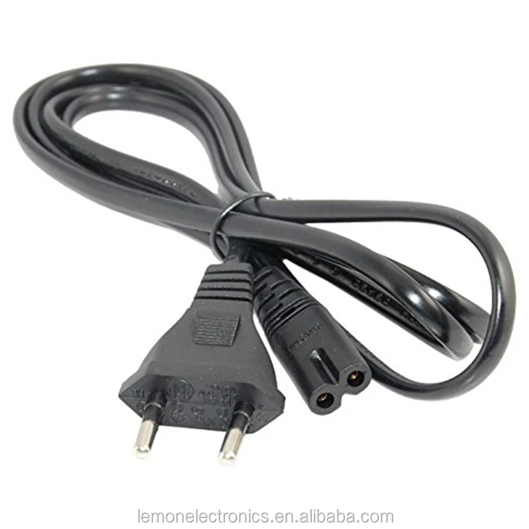 6 Feet 2 Prong European Ac Power Cord To Iec320 C7,2.5a,250v Buy 6 Feet 2 Prong European Ac
