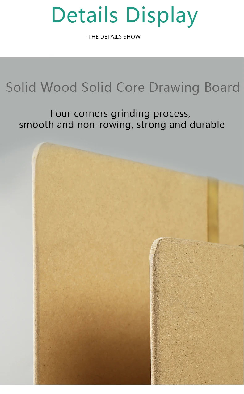 4K solid Painting Panel Wood Artist Drawing &amp; Sketching Board Various Sizes