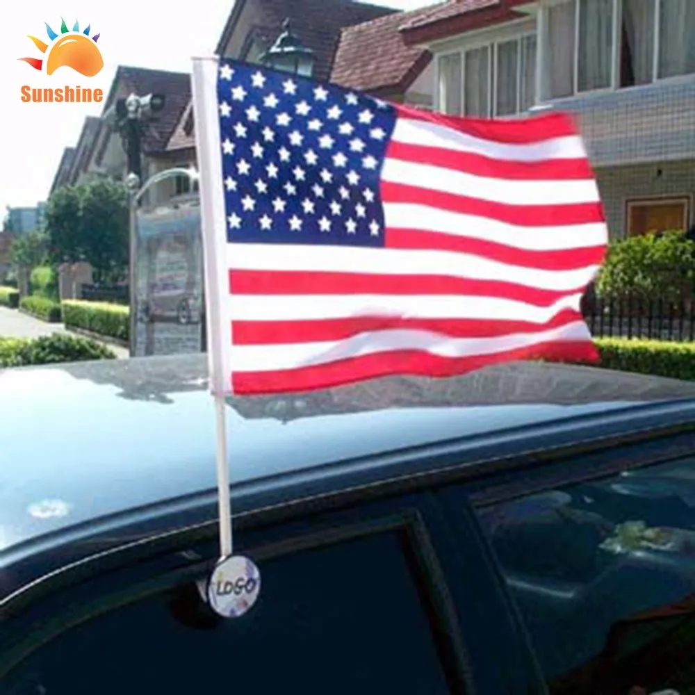 Custom Commercial Professional Car Advertising Flag Buy Custom Hand Held Flags Co Car Flag