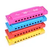Carl orff education harmonica 10 hole Blues harmonica instrument colors baby toys musical