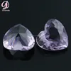 Mystery color heart shaped birthstone light purple cutting gems price