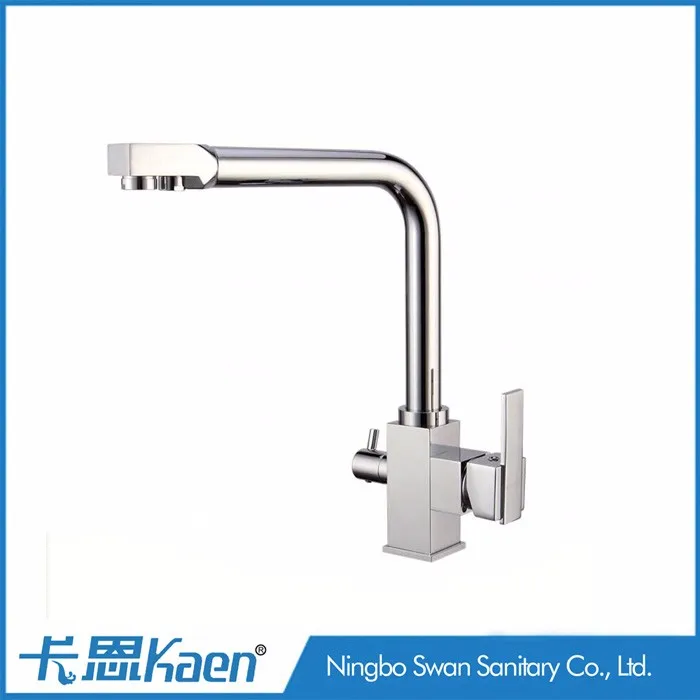 Free Sample Dual Handle Chrome Plated Ro Water Filter Delta Kitchen