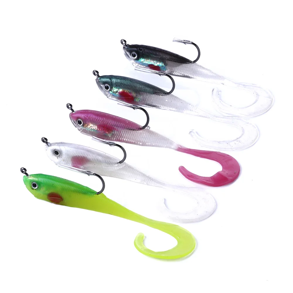 Original Color Leadhead Hook, Soft Bait Lure Hook, Fishing Tackle