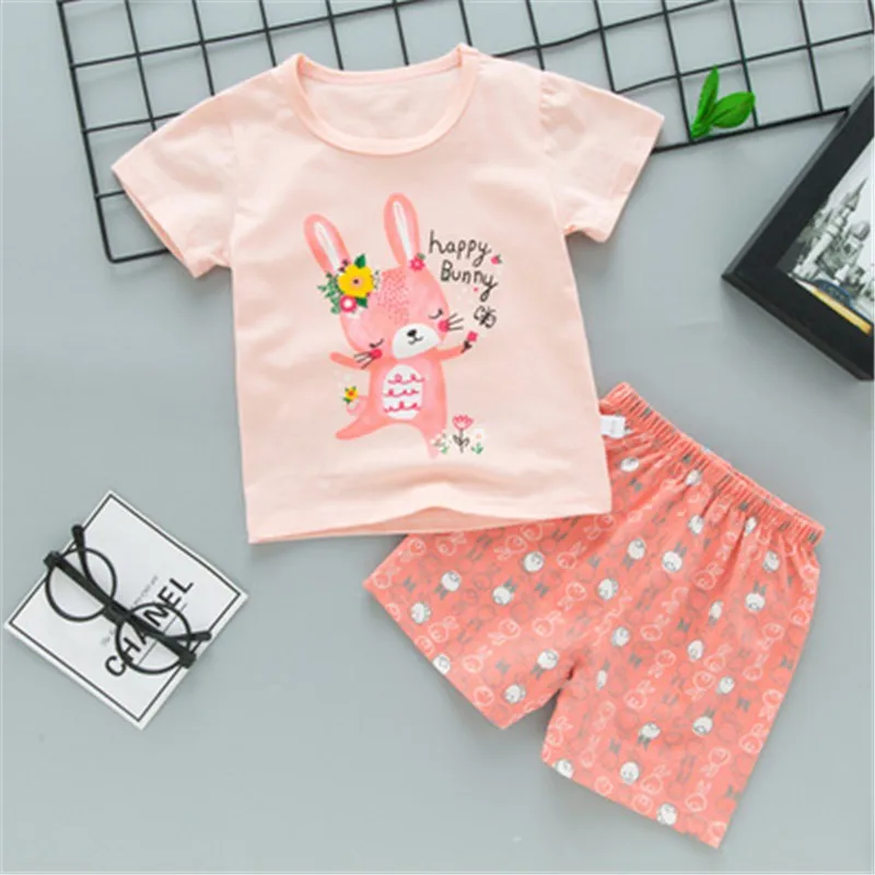 Wholesale Kids Pajama T Shirt Children Cotton Pajamas In Cotton Pyjamas