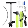 Oxygen Cylinder Scuba Diving Oxygen Tank with High-Pressure Air Pump Respirator Bag Regulator Dive Kit 0.5L Scuba tank