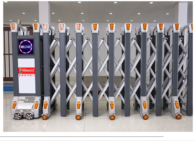 Industrial Automatic Aluminum Folding Collapsible Gates Buy Aluminum