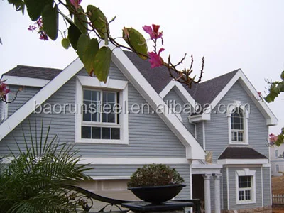 Beautiful High Quality Israeli Style Light Steel Structure Houses with chimney