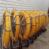 Fiber optic duct guide cable rodder