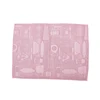 Professional quick dry sponge home clean table mat pink heat press print microfiber dish drying mat 4410