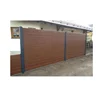 Wood plastic composite fence WPC garden fence aluminum fence post