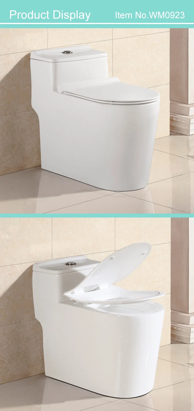 New modern good quality siphonic toilet