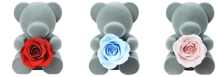 preserved roses bear