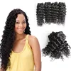 Human Hair Extensions Virgin Peruvian Deep Wave Crochet Braid Hair