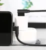 New 90 right angle bent usb charger cable for mobile phone use