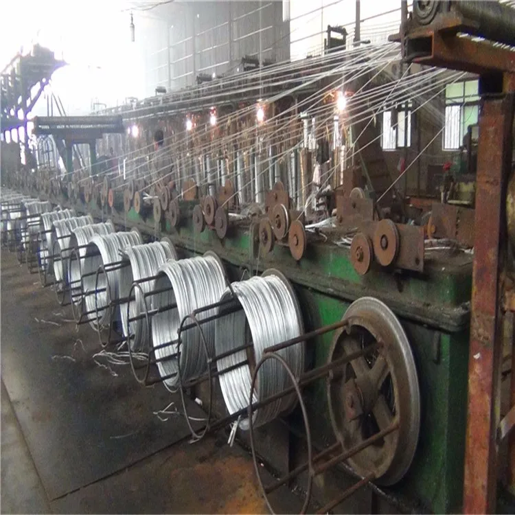 Astm A475 250g Zinc High Tensile Strength Galvanized Steel Wire For