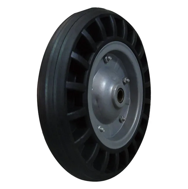 2.50-4 solid rubber wheels have strong hole