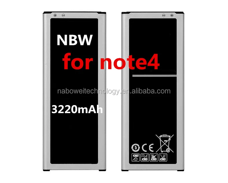 Original quality replacement mobile phone battery 3.8V 3220mAh for Samsung Galaxy Note4