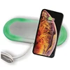 2 in one fast Qi dual wireless charger station for smartphone