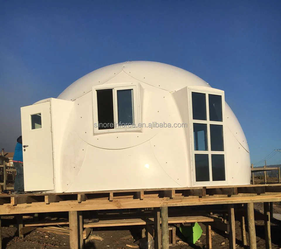 Fiberglass dome house