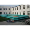 PVC durable largest inflatable swimming pool, inflatable double layer rectangular pool D2002-2