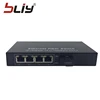 wired portable internet poe powered layer 2 network switch with 4 poe port