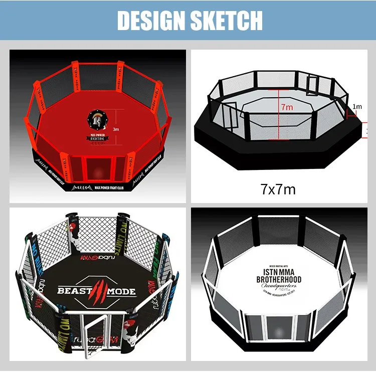 Floor mma cage for sale