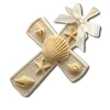 Hanging Decor Customized Poly Resin Sea Shells Star Fish Cross Ornament