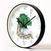 Fresh and simple home metal wall clock