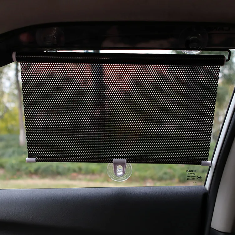 Roller Car Sun Shade With Suction Cups Buy Roller Car Sun Shade