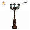 ornaments outdoor decorative antique garden use cast street wrought iron lamp post ILZ-03