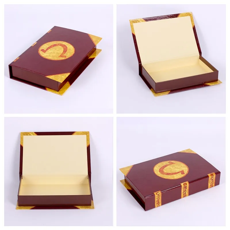 Custom printed book shaped candy paper box