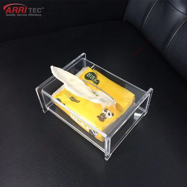 Smaller Clear Acrylic Box Custom Size Acrylic Facial Tissue Holder
