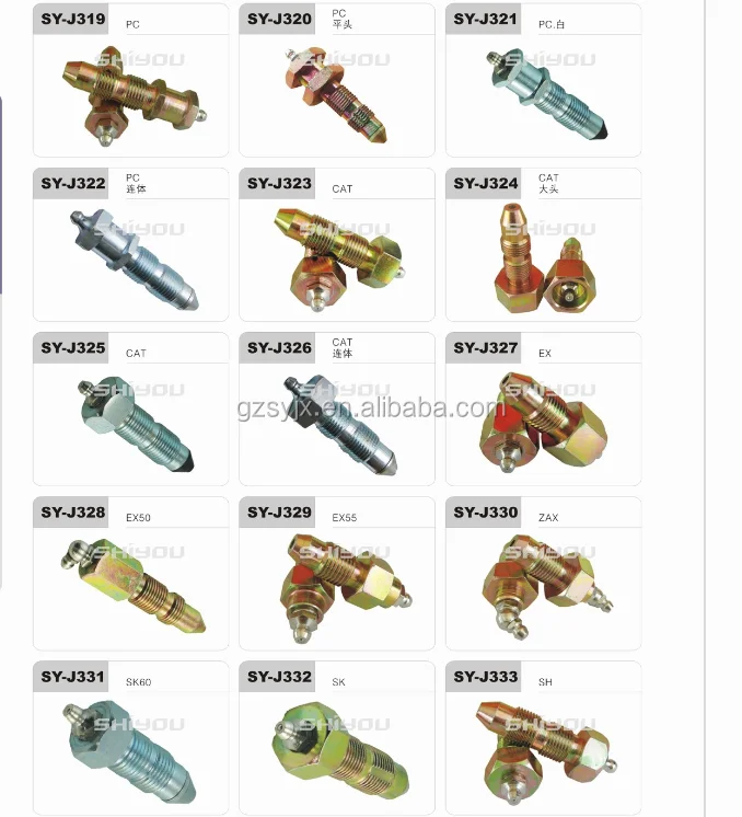 Excavator Parts Grease Fitting For R60 R215 Dh220 Ex55 Sk60 2s5926