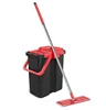 Top mop Stainless Steel Easy Wring Microfiber Mop for Floor Cleaning with Flat Mop Heads
