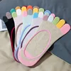 W0502 Cotton Toe Sock Pure Sports Five Finger Socks Breathable Multicolor Socks