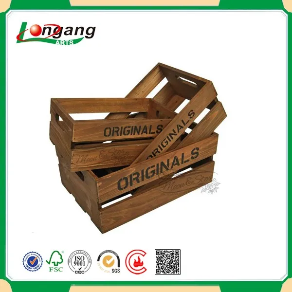 Ecofriendly Wholesale Customized Wooden Packing Box Wooden Box For