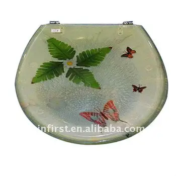 butterfly toilet seat