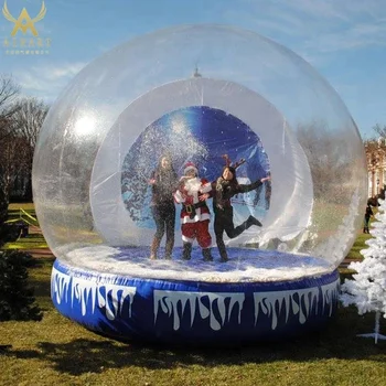 Giant Inflatable Snow Globe For Christmas Day Decoration Whole Custom Outdoor Large Clean Globes Tent Transpa Clear