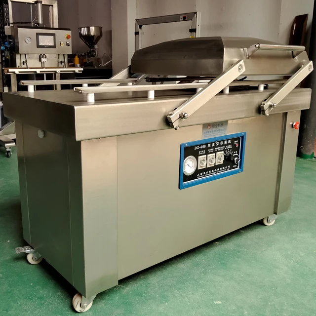 不锈钢自动双室真空封口机封口机干燥食品肉类鱼