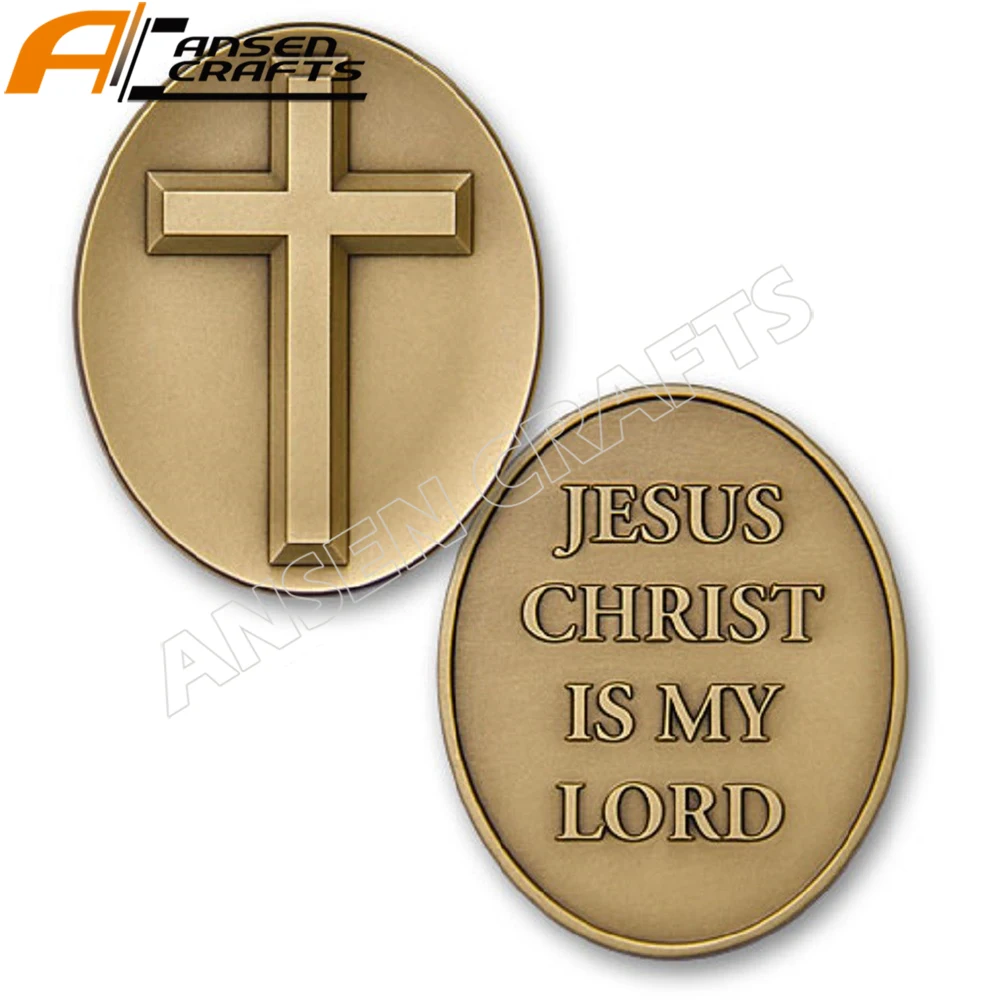 Religious Coins 2019 Jesus Christ Is My Lord Gold Coin For Christian