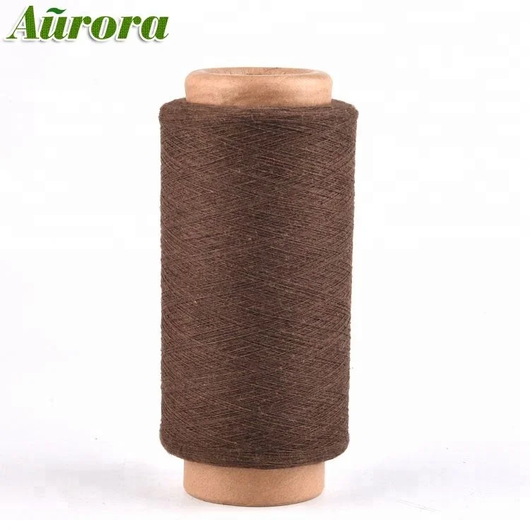 China manufacture4s 6s 8s regenerated cotton polyester mixed OE weaving yarn for rugs manufacture